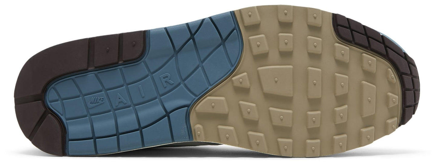 Nike Men's Air Max 1 'Patta Waves Noise Aqua' With Bracelet Sneakers