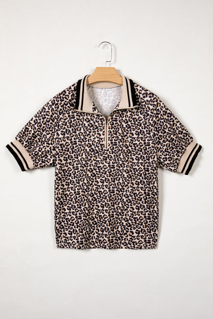 Threaded Pear Seraphina Patchwork Short Sleeve Top
