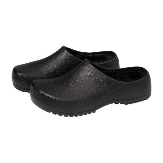 Birkenstock Unisex Super-Birki Shearling Polyurethane Jet Black