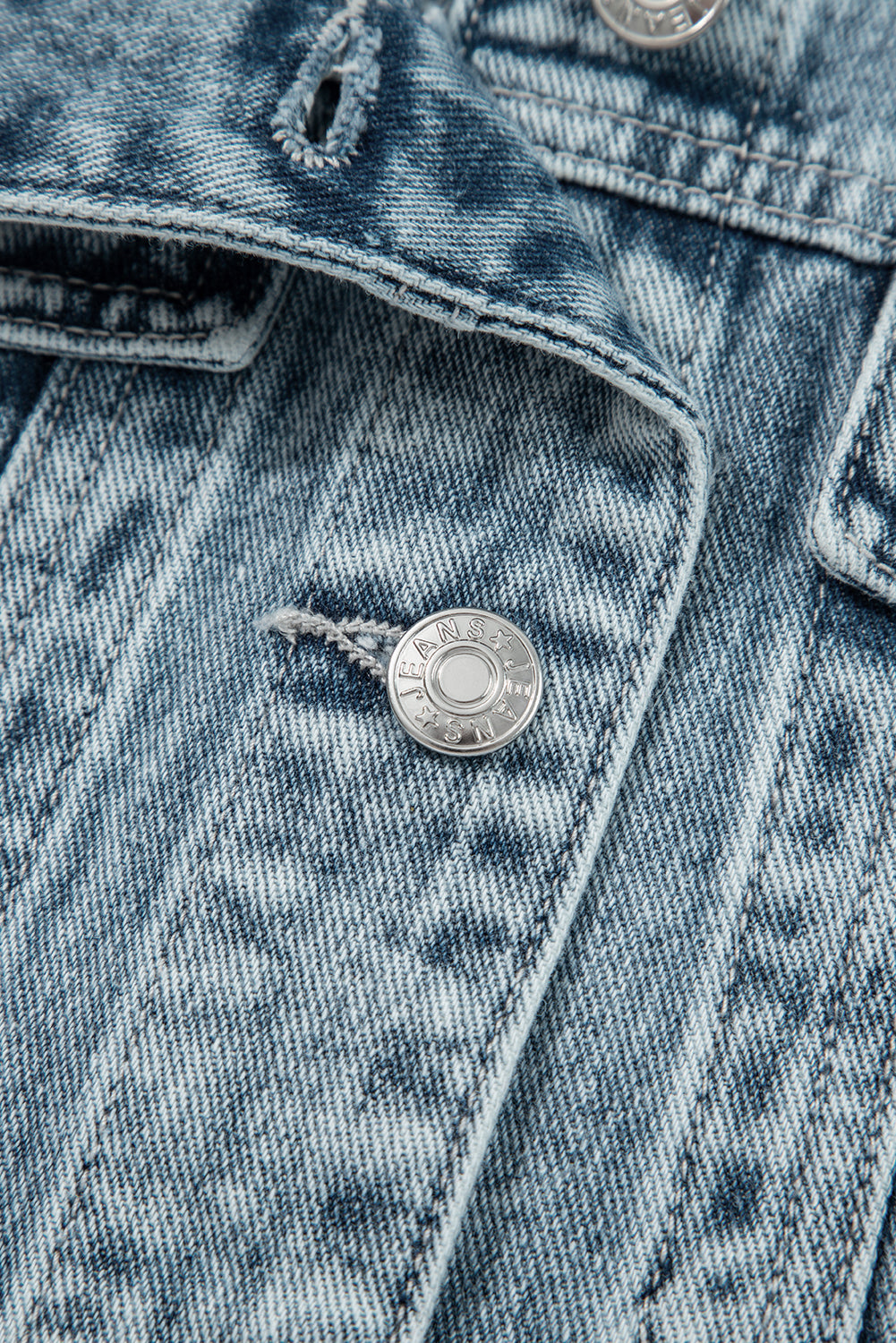 Threaded Pear Evelyn Flap Frayed Detail Vest