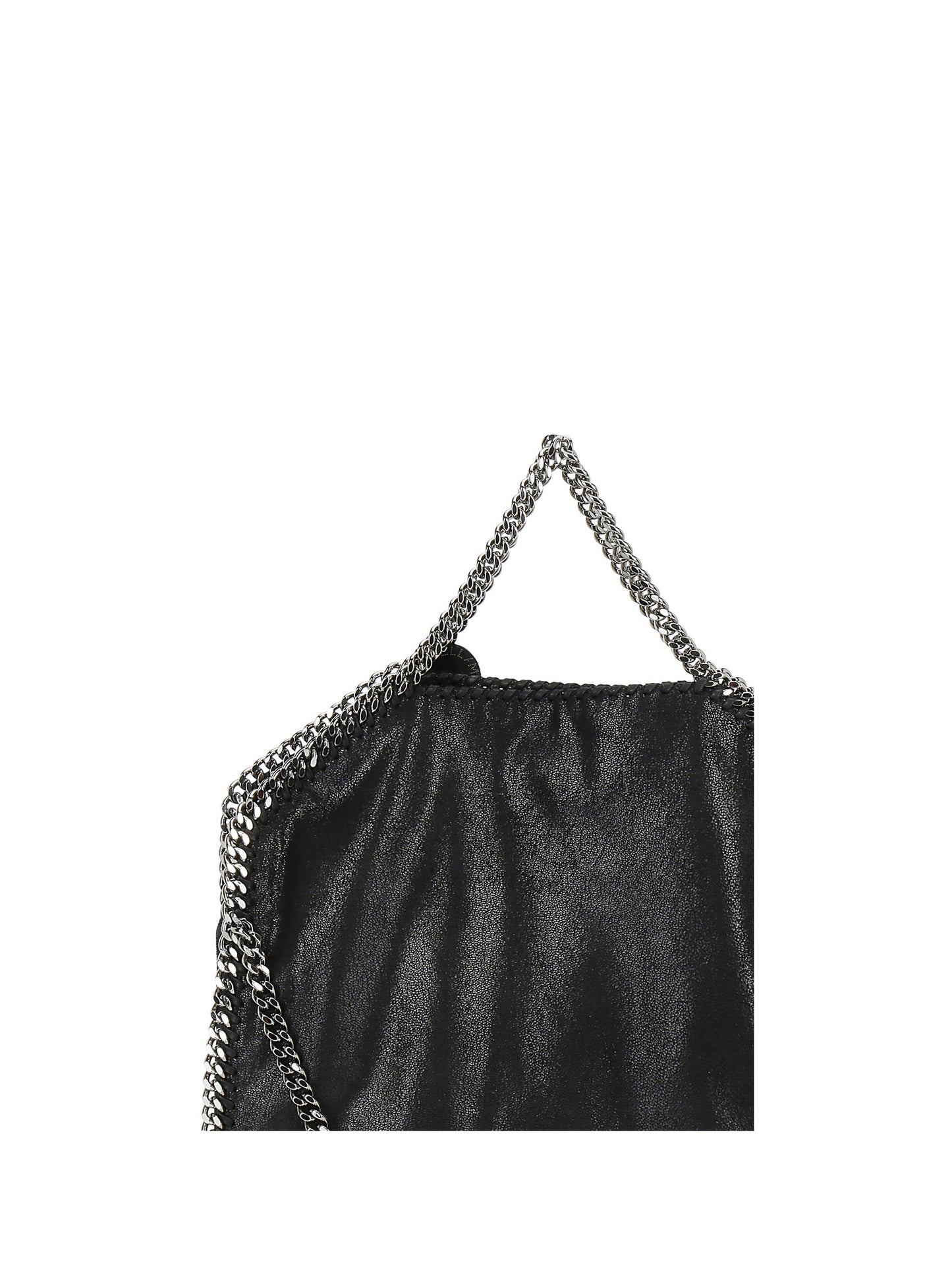 Tote Handbag Fold-Over Black