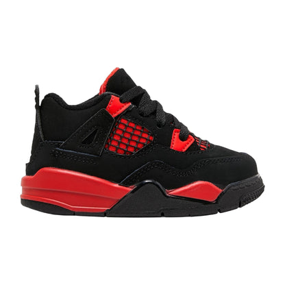 Air Jordan Toddlers Retro 4 'Red Thunder' Td Sneakers