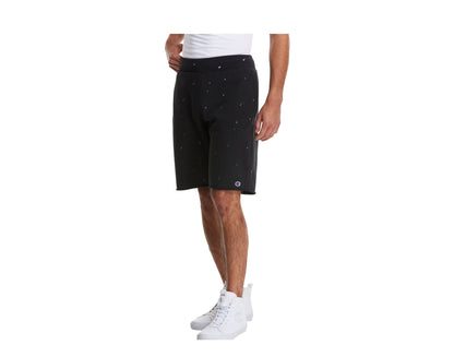 Champion C Life Reverse Weave Paint Splatter Men's Shorts — Black