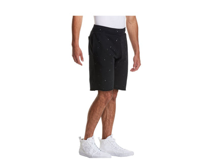 Champion C Life Reverse Weave Paint Splatter Men's Shorts — Black