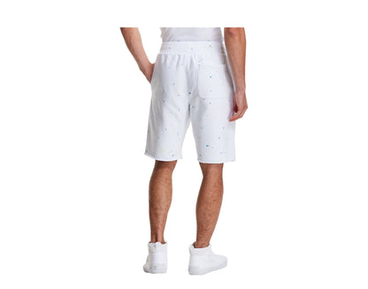Champion C Life Reverse Weave Paint Splatter Men's Shorts — White