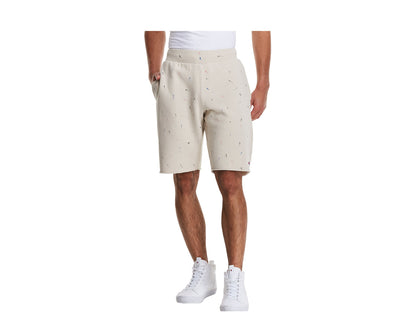 Champion C Life Reverse Weave Paint Splatter Men's Shorts — Pebblestone