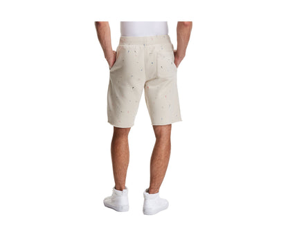Champion C Life Reverse Weave Paint Splatter Men's Shorts — Pebblestone