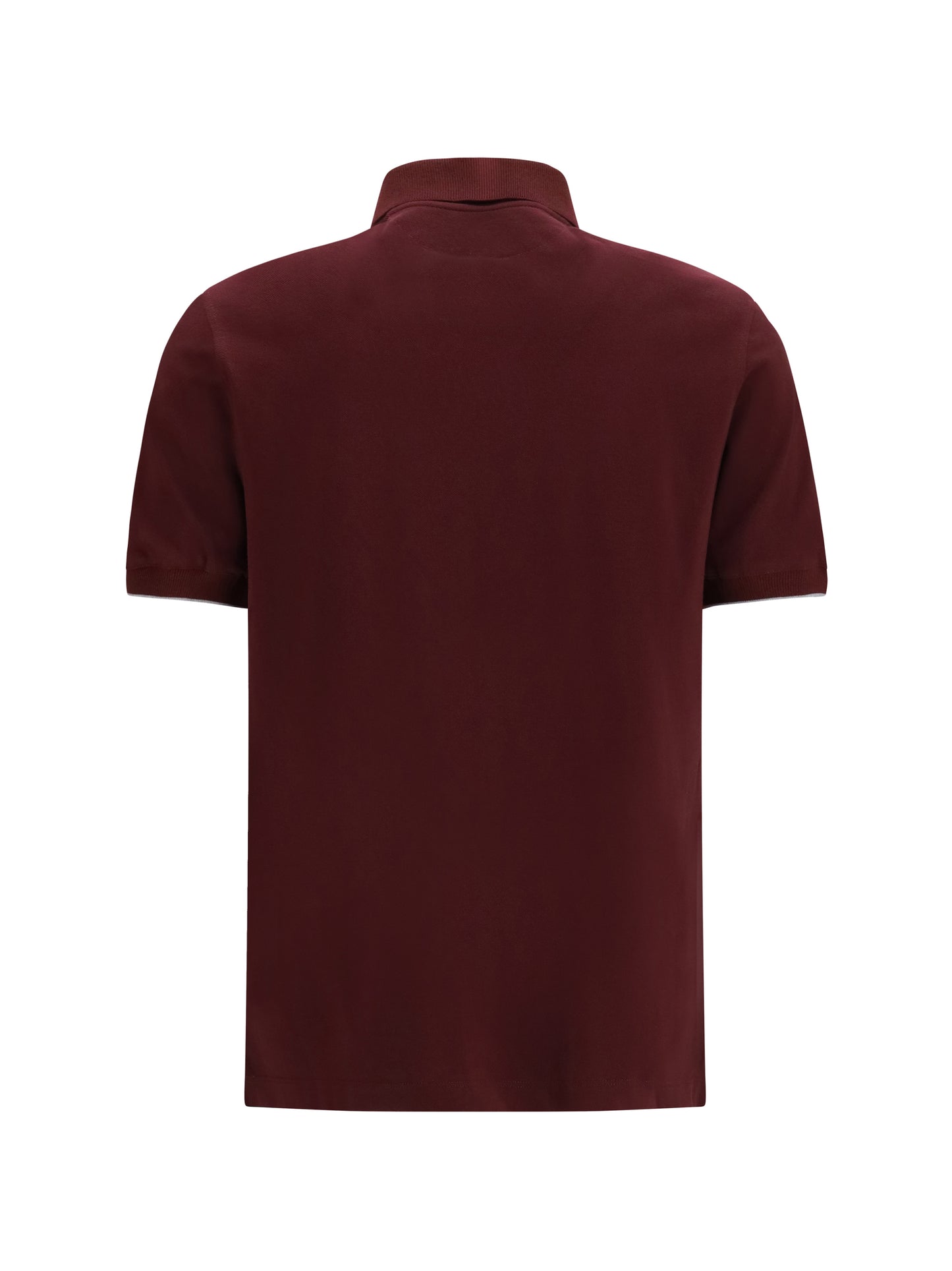 Polo Shirt Burgundy/Grey