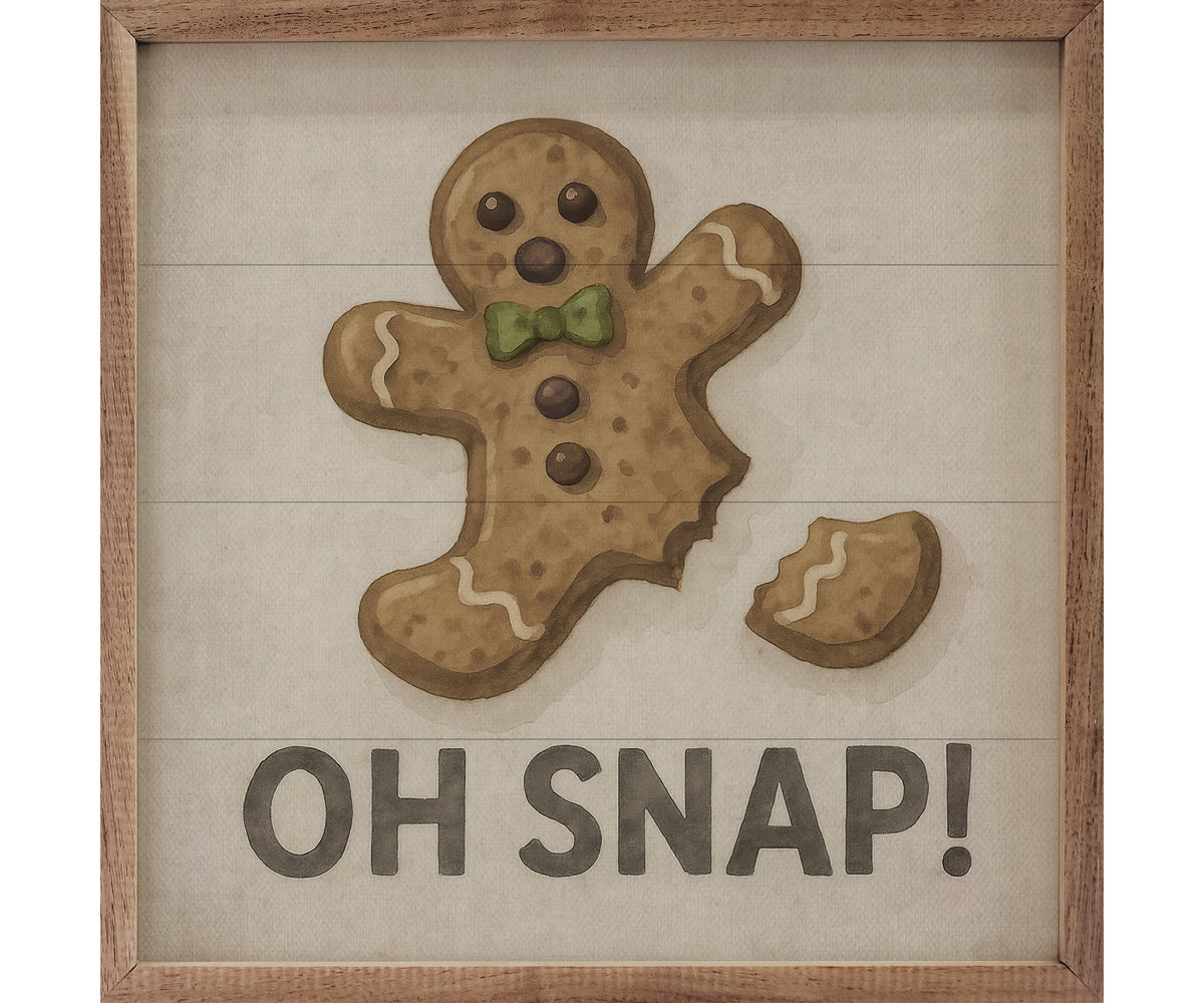 Kendrick Home Oh Snap Gingerbread