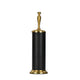 Matte Black/Aged Brass