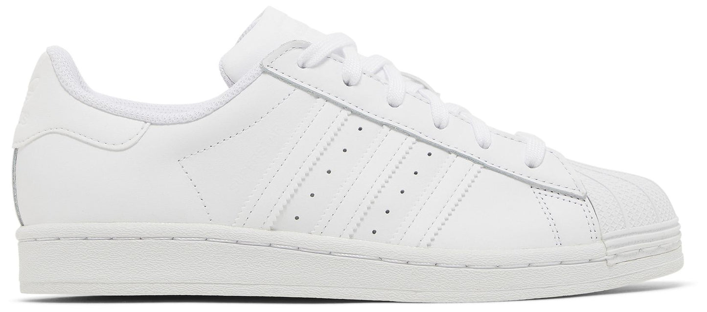 Grade School adidas Superstar J 'Triple White'