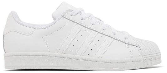 Grade School adidas Superstar J 'Triple White'