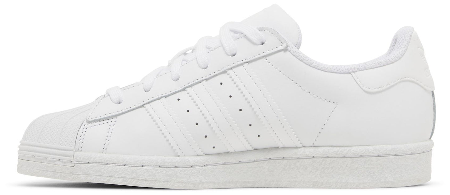 Grade School adidas Superstar J 'Triple White'