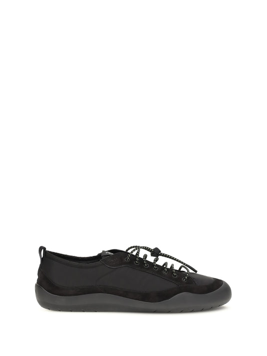 Sneakers, Leather and Fabric