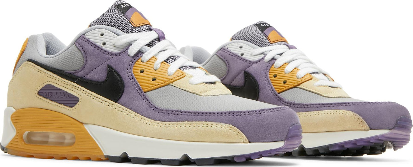 Nike Men's Air Max 90 Nrg 'Court Purple Lemon Drop' Sneakers