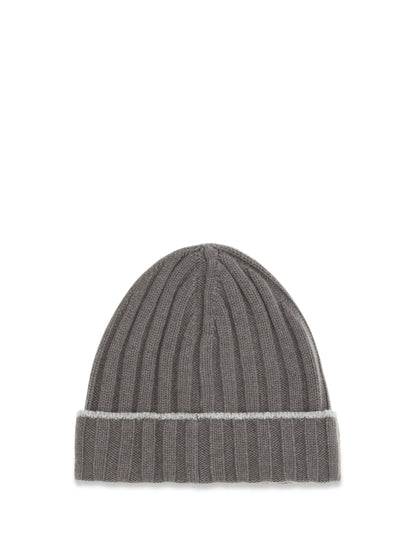 Beanie Hat Cashmere Army Washed