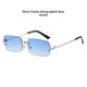 Silver Frame Gradient Blue