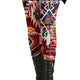 Red Multicolor Boho Print