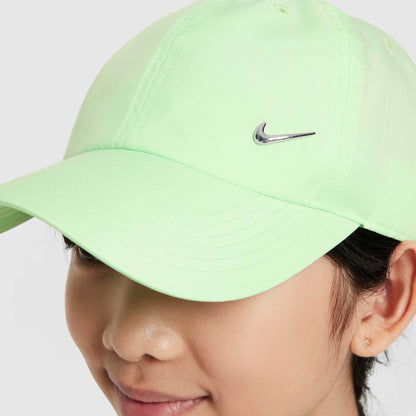 Nike Youth Green Metal Swoosh Performance Adjustable Hat Green Metal
