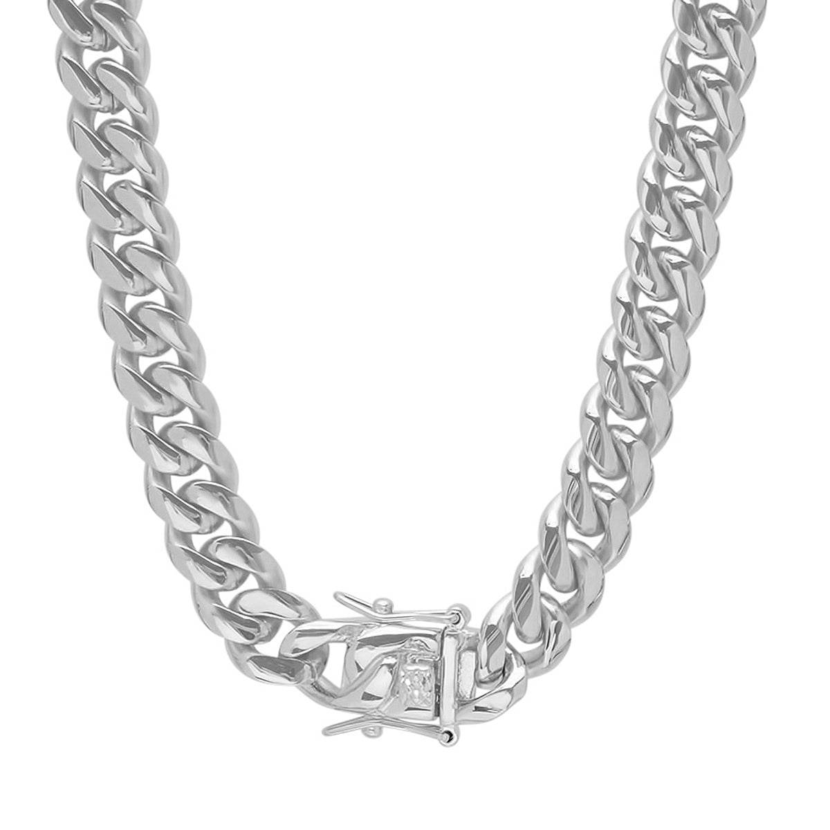 XXL Miami Cuban Link Luxe Lock Necklace