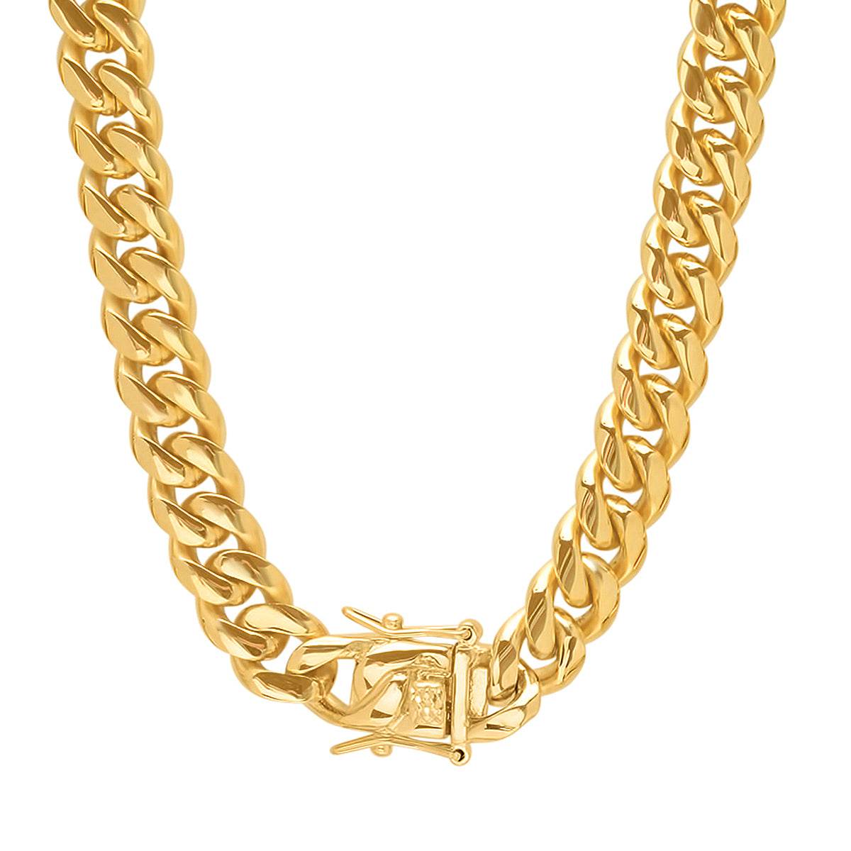XL Miami Cuban Link Luxe Lock Necklace