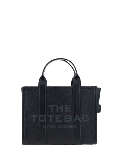 Tote Handbag Black Leather