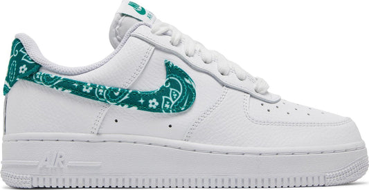 Nike Women's Air Force 1 Low '07 Essential 'White Green Paisley' Sneakers