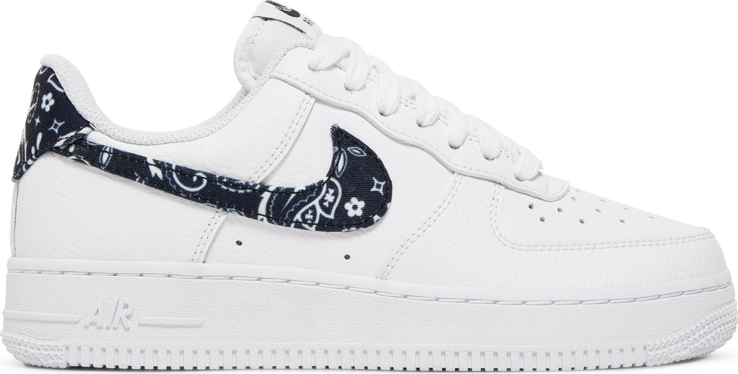 Nike Women's Air Force 1 Low '07 Essential W 'White Black Paisley' Sneakers