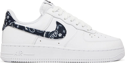 Nike Women's Air Force 1 Low '07 Essential W 'White Black Paisley' Sneakers