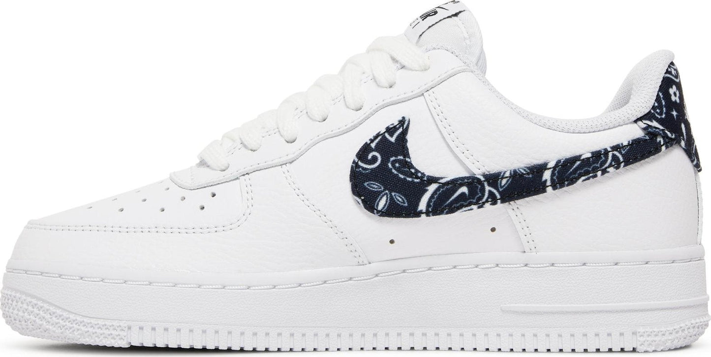 Nike Women's Air Force 1 Low '07 Essential W 'White Black Paisley' Sneakers