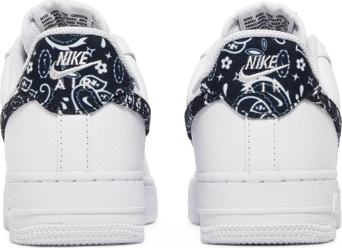 Nike Women's Air Force 1 Low '07 Essential W 'White Black Paisley' Sneakers