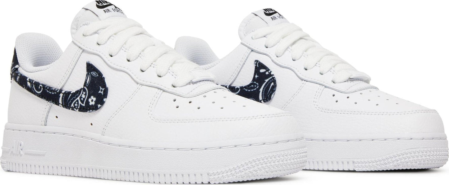 Nike Women's Air Force 1 Low '07 Essential W 'White Black Paisley' Sneakers