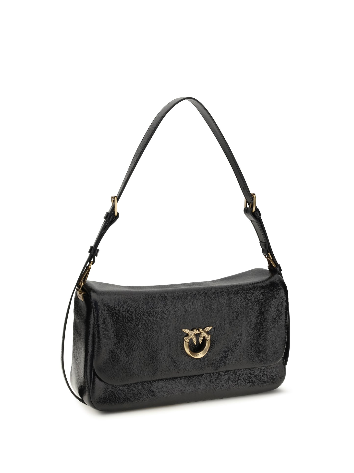 Shoulder Bag Love Click Soft Black/Antique Gold