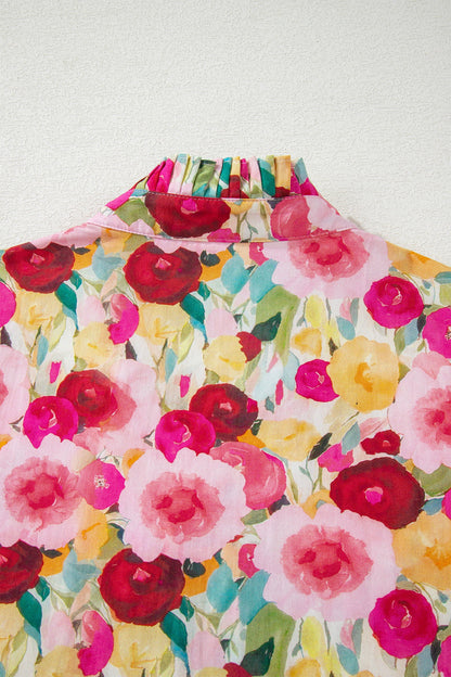 Threaded Pear Charleigh Puff Short Sleeve Blouse