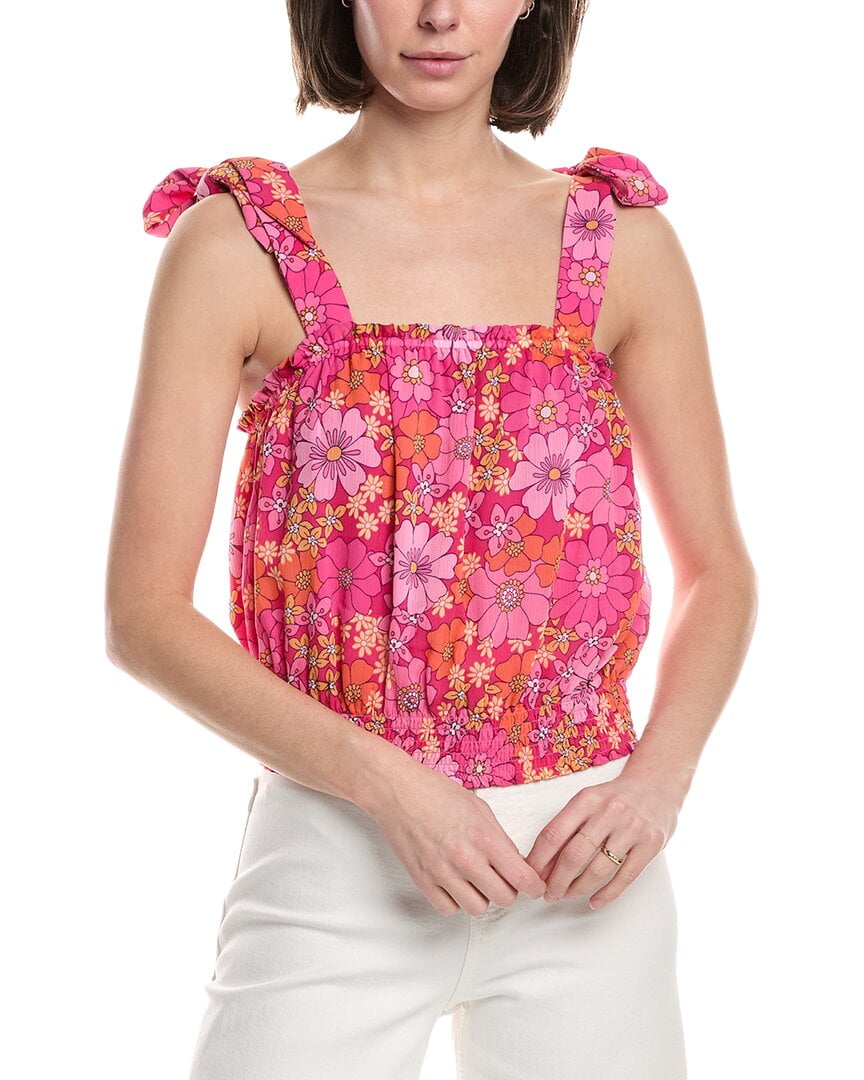 BRIGHT RASPBERRY FLORAL-