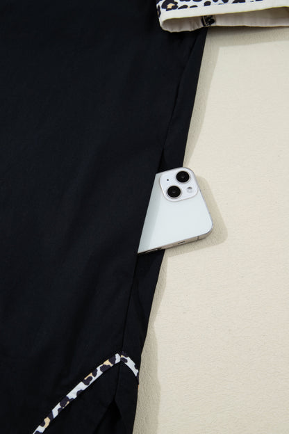 Threaded Pear Ruth Sleeve Shift Mini Dress