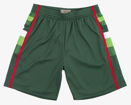 Mitchell & Ness Men's NBA Road Swingman Shorts Bucks 83-84