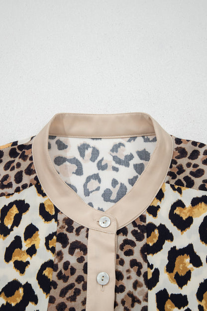Threaded Pear Dahlia 4 Sleeve Loose Shirt