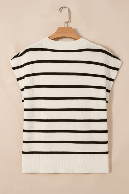 Threaded Pear Alayna Crewneck Short Sleeve Sweater