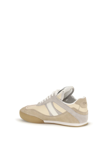 Leather Trainers Kick Dove Grey