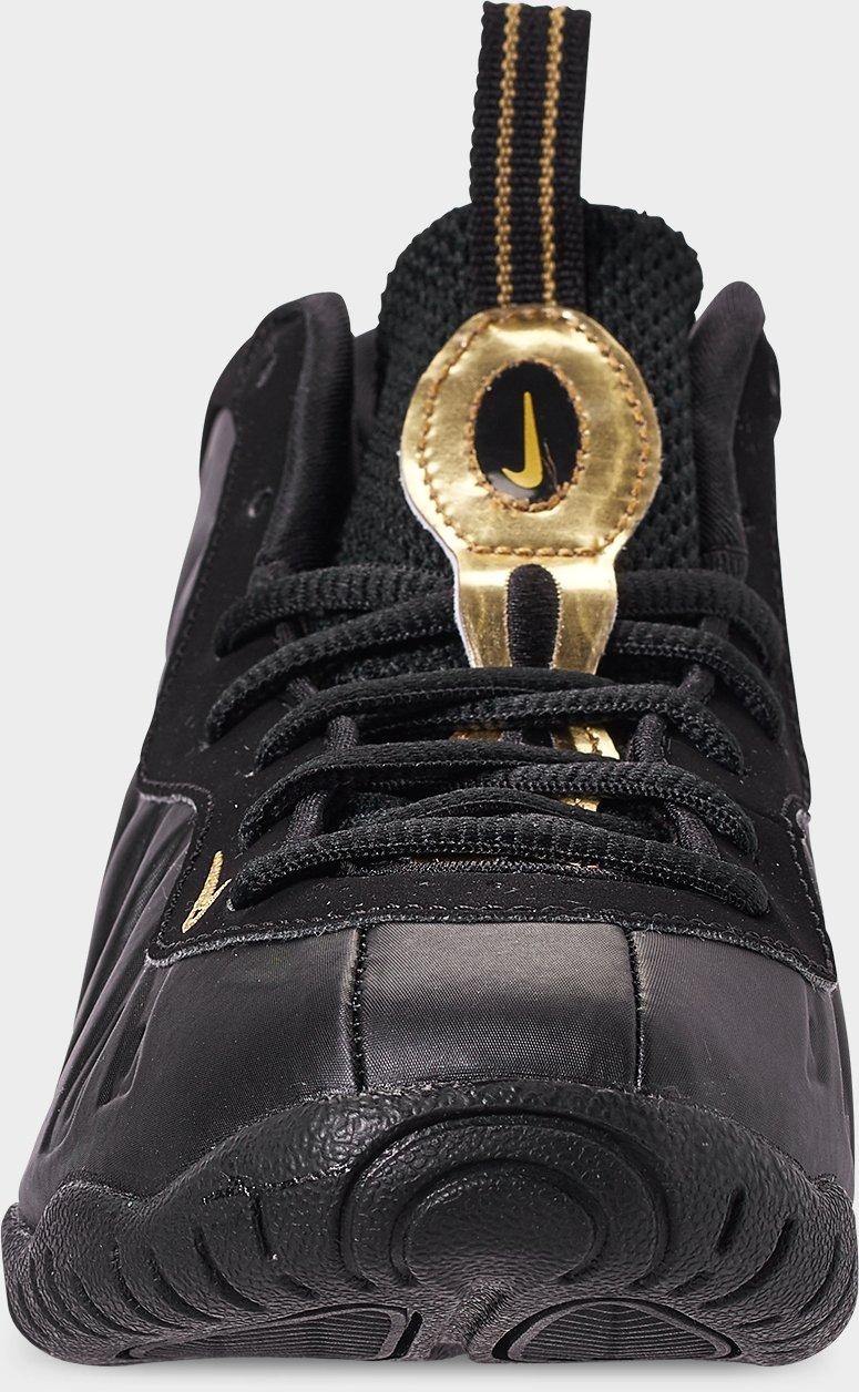 Preschool Nike Air Foamposite Pro 'Black Metallic Gold' - 843755-010