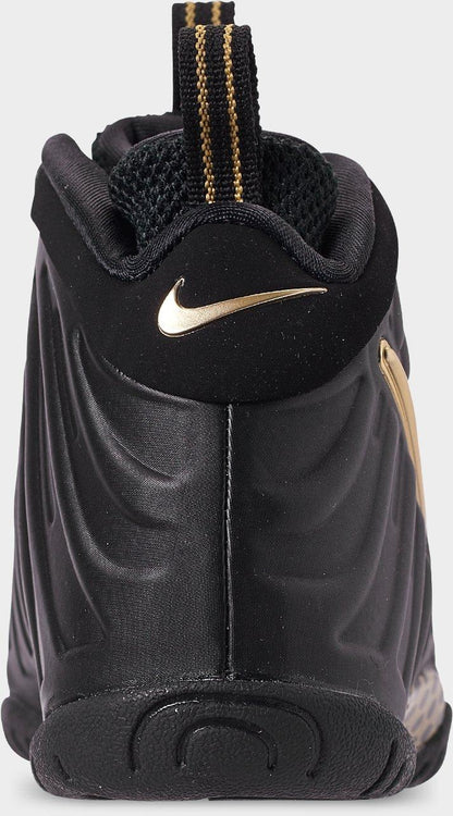 Preschool Nike Air Foamposite Pro 'Black Metallic Gold' - 843755-010