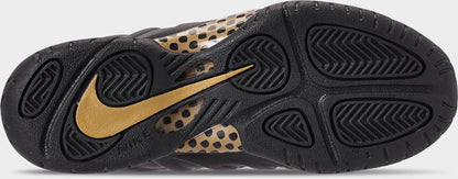 Preschool Nike Air Foamposite Pro 'Black Metallic Gold' - 843755-010