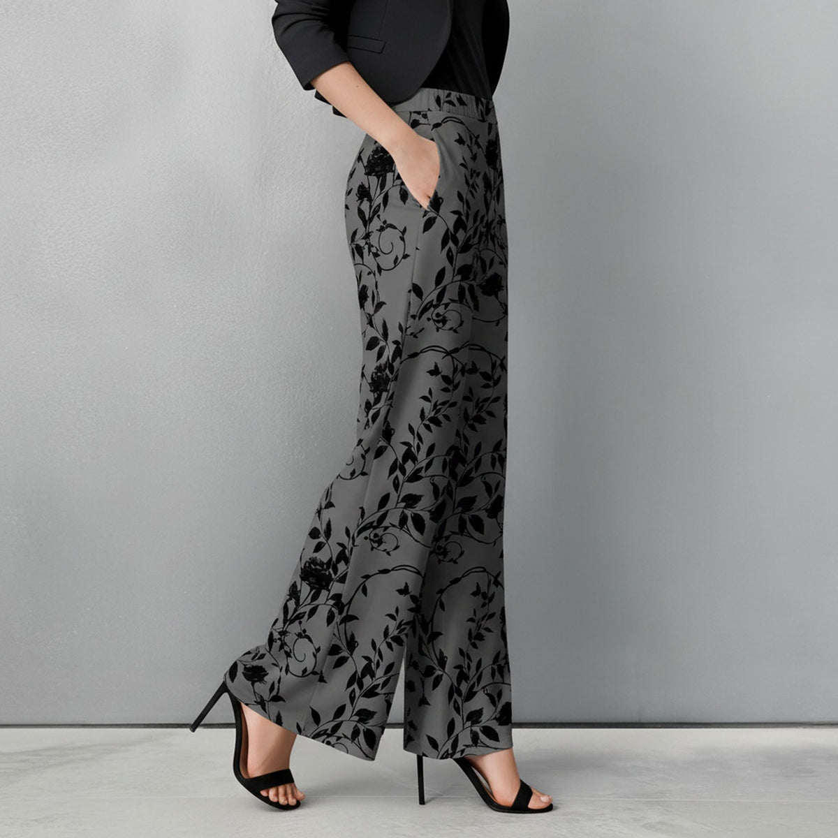 Grey and Black-