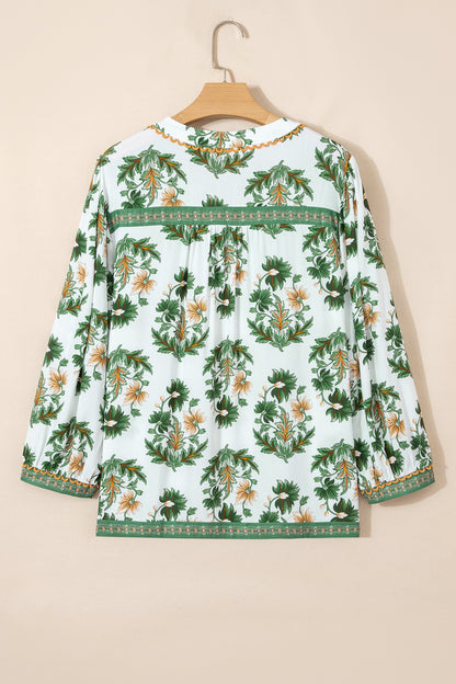 Threaded Pear Kira 3 4 Sleeve PLUS Blouse
