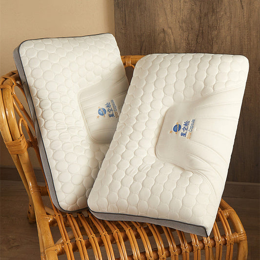 Cloud Natural Latex Cervical Pillow – 98% Latex, Antibacterial & Anti-Mite, 3 Loft Heights