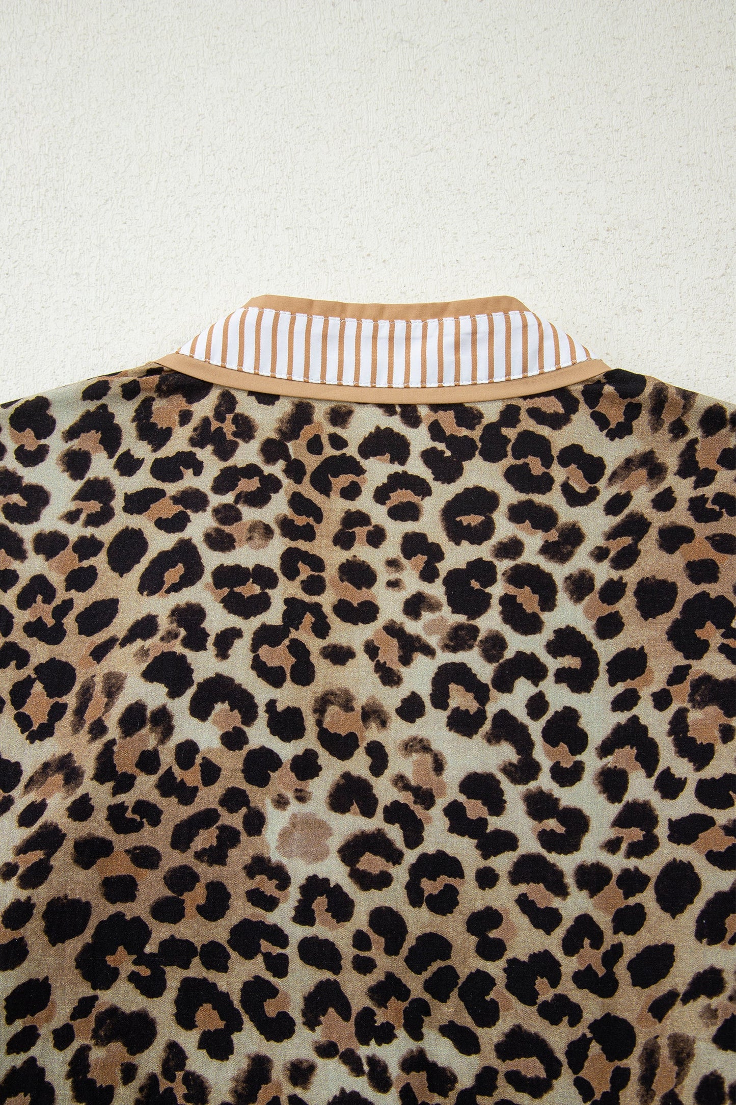 Threaded Pear Jordyn Contrast Striped Trim Shirt