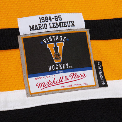 Mitchell & Ness Men's NHL Gold Jersey Penguins 1984 Mario Lemieux