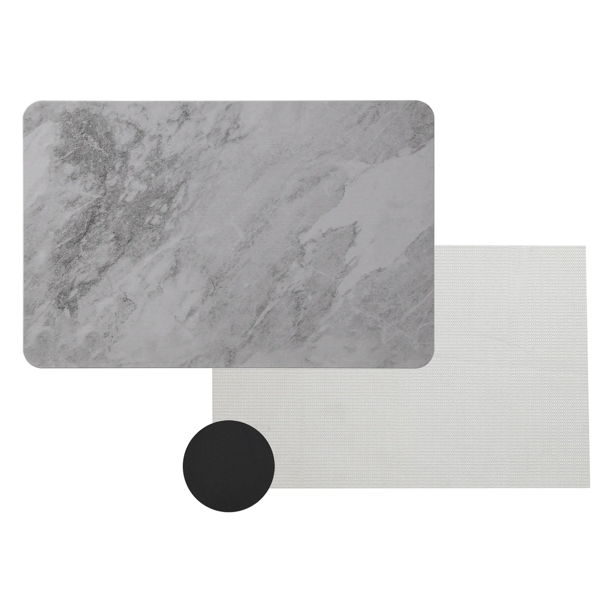 4 Colors! - 24'' x 15'' Diatomaceous Quick-Drying Stone Bath Mat