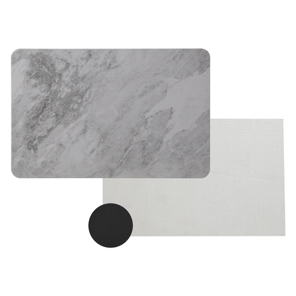 4 Colors! - 24'' x 15'' Diatomaceous Quick-Drying Stone Bath Mat